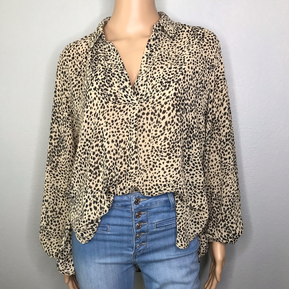 Animal Print Vici Blouse/Top